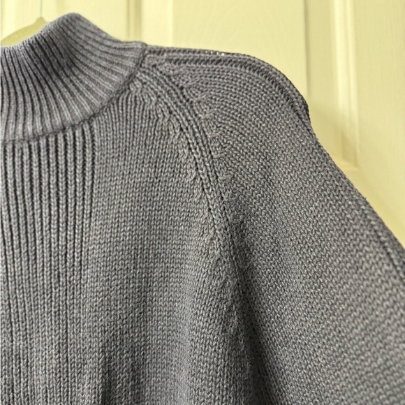 Fashion Simple Mock Turtle Neck Sweater, M, Black, Pullover, Raglan Sleeves NWOT - Picture 11 of 14